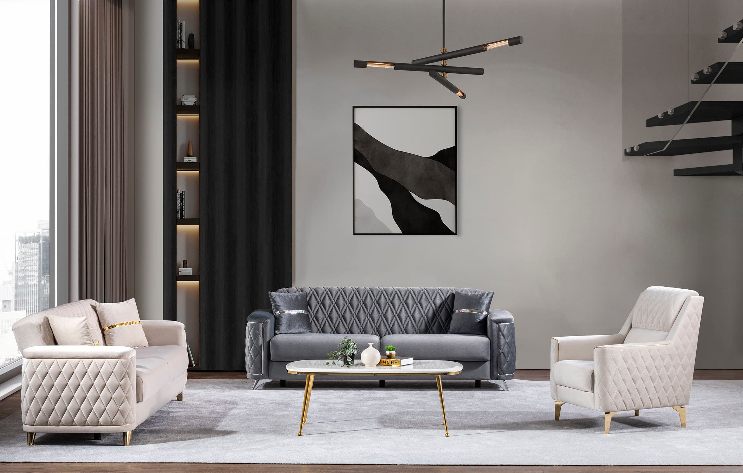 Flora Oturma Odası Takımı